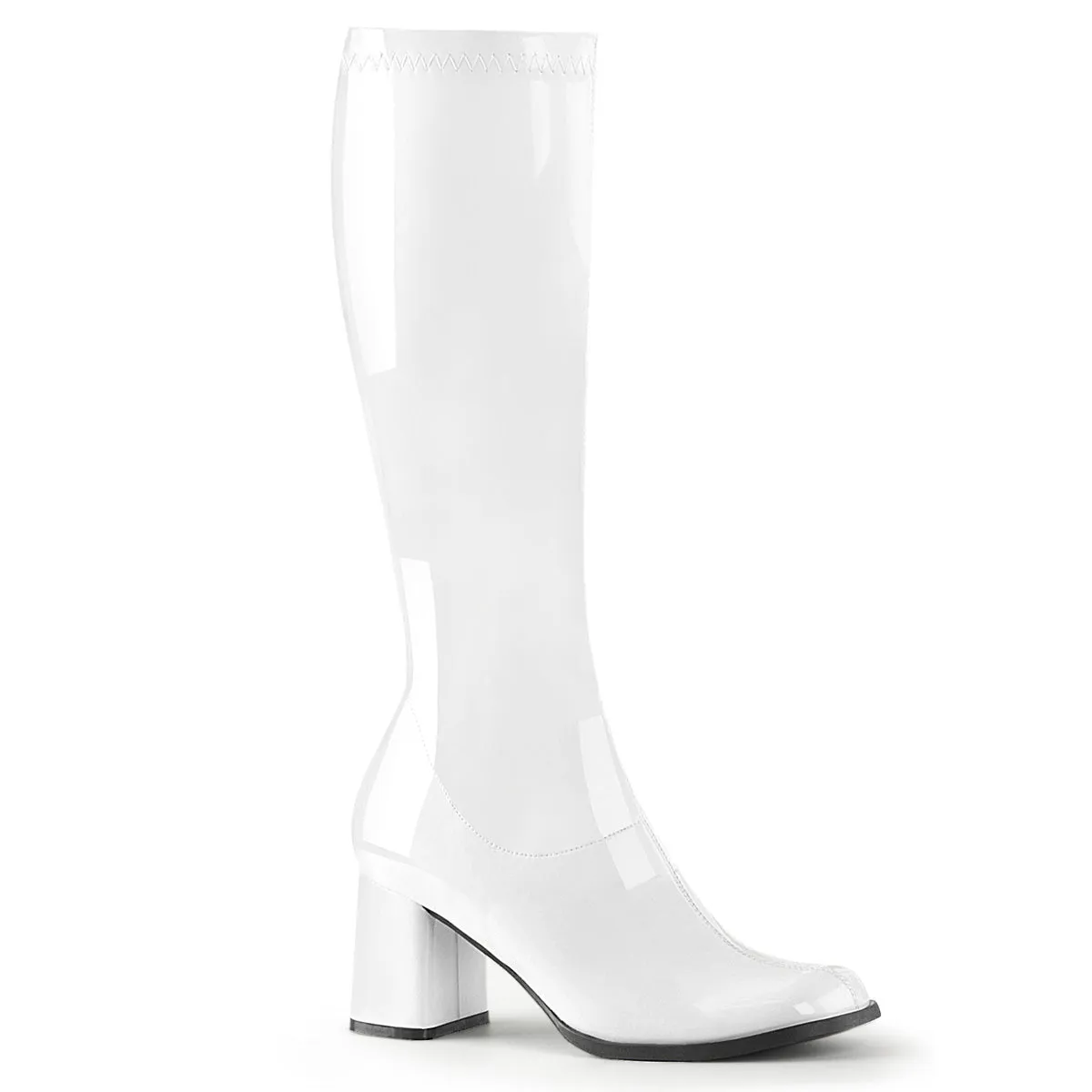 3" Block Stretch Gogo Boots (Gogo-300 Final Sale)