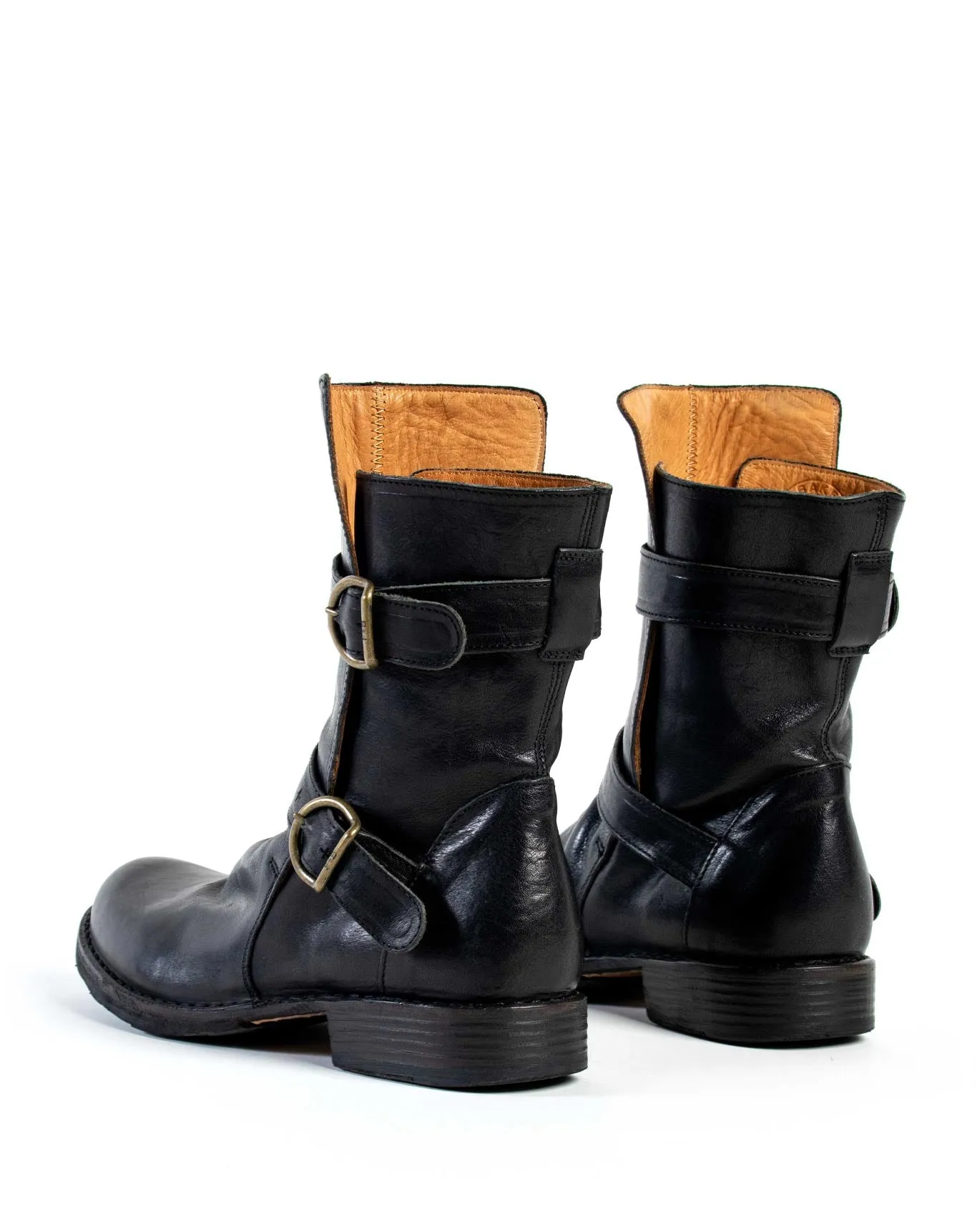 713 Black Leather Boots