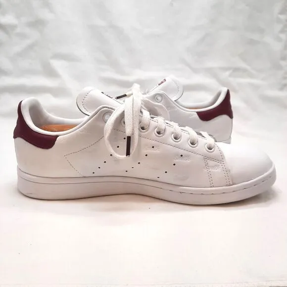 Adidas Stan Smith Allover Stamped Stan Men's White Sneakers Size 9.5 EF5005