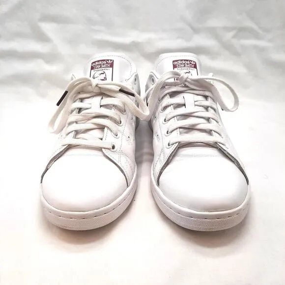 Adidas Stan Smith Allover Stamped Stan Men's White Sneakers Size 9.5 EF5005