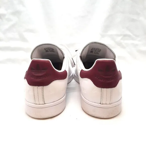 Adidas Stan Smith Allover Stamped Stan Men's White Sneakers Size 9.5 EF5005