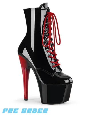 ADORE-1020 - BLACK PATENT & BLACK RED ✰ PRE ORDER ✰