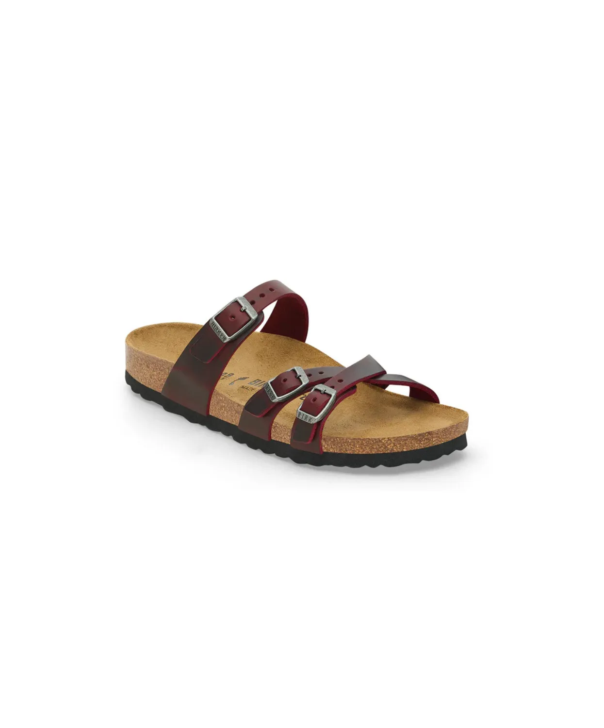 Birkenstock Franca Oiled Leather Zinfandel Sandals