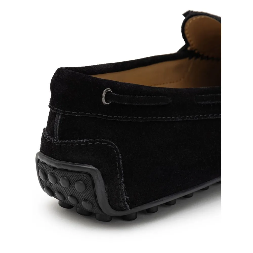 Black Suede Leather Loafer