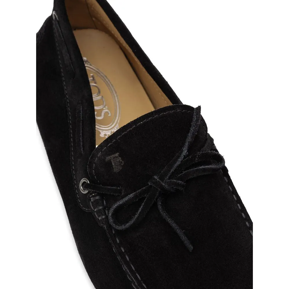 Black Suede Leather Loafer