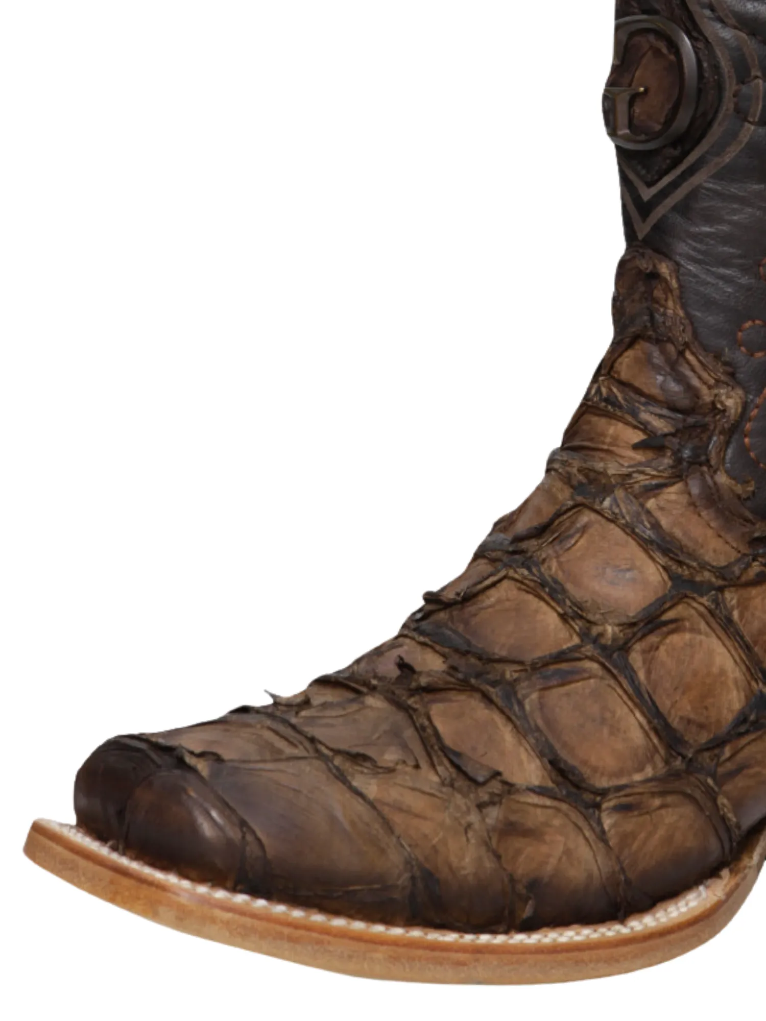 Botas Vaqueras Exoticas de Monster Fish Original para Hombre 'El General' - ID: 45084
