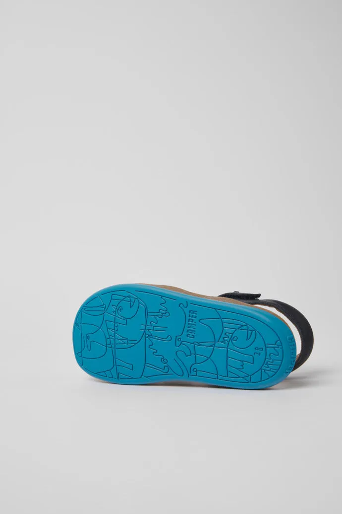 Camper Bicho Navy T-Bar Sandal