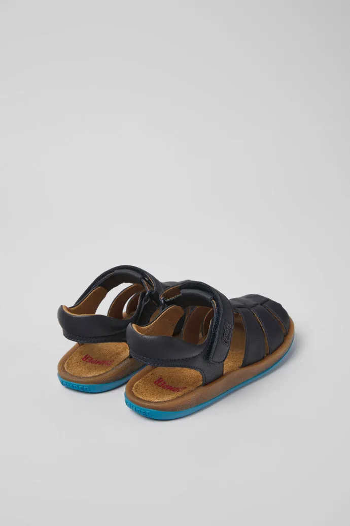 Camper Bicho Navy T-Bar Sandal