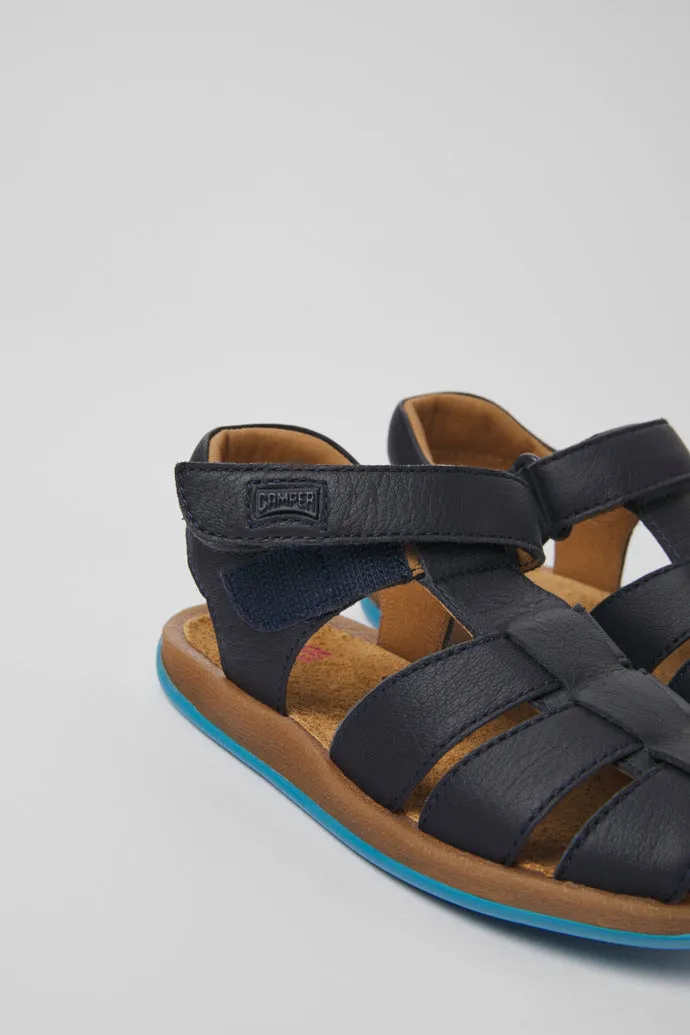 Camper Bicho Navy T-Bar Sandal