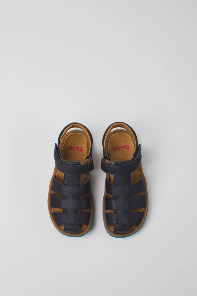 Camper Bicho Navy T-Bar Sandal