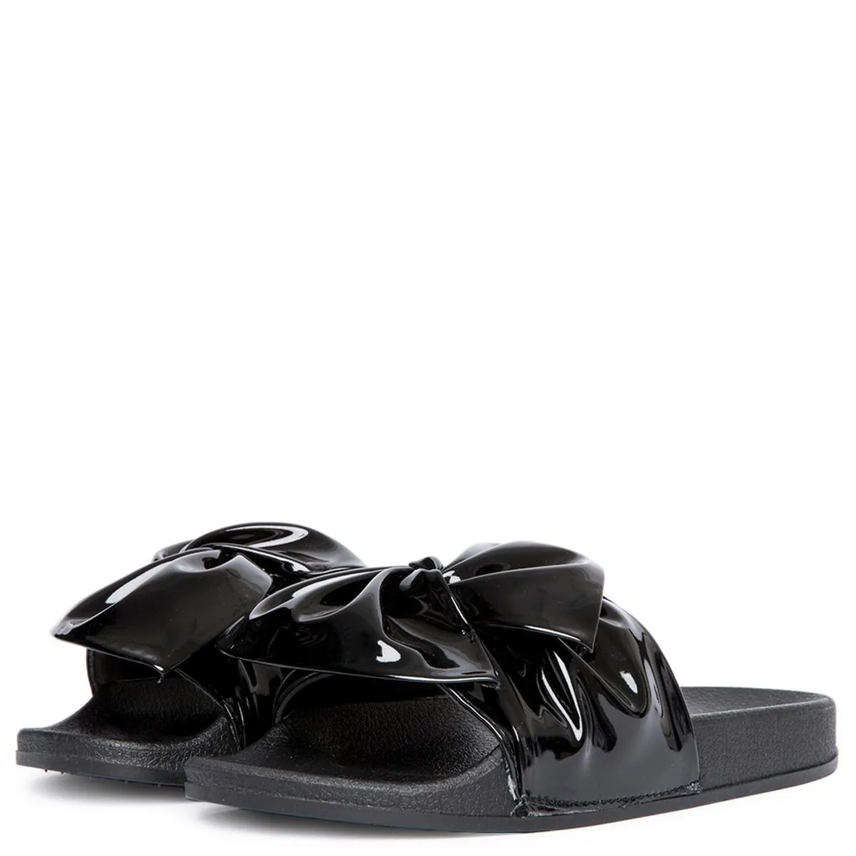 Cape Robbin Moira-72 Black Slides Black