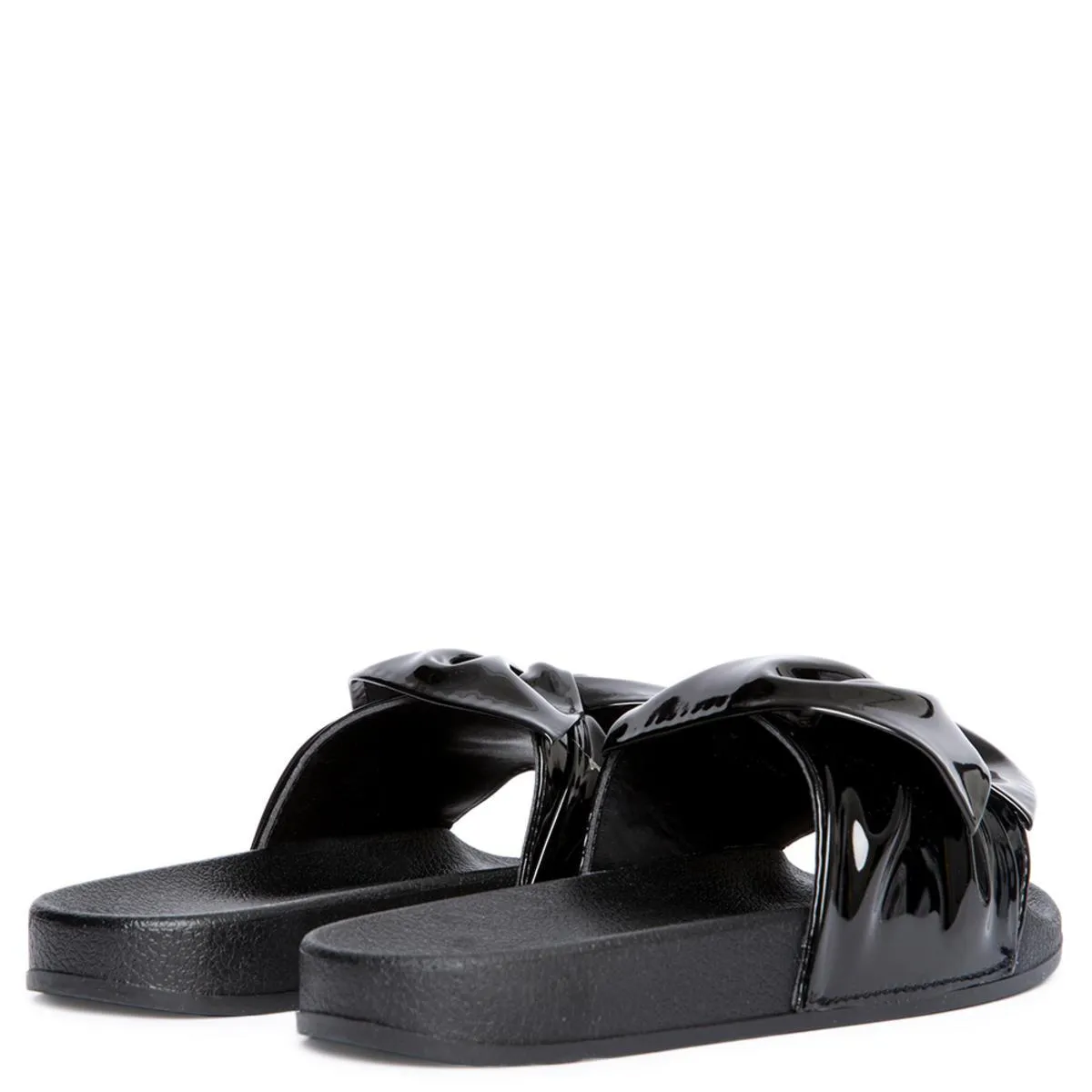 Cape Robbin Moira-72 Black Slides Black