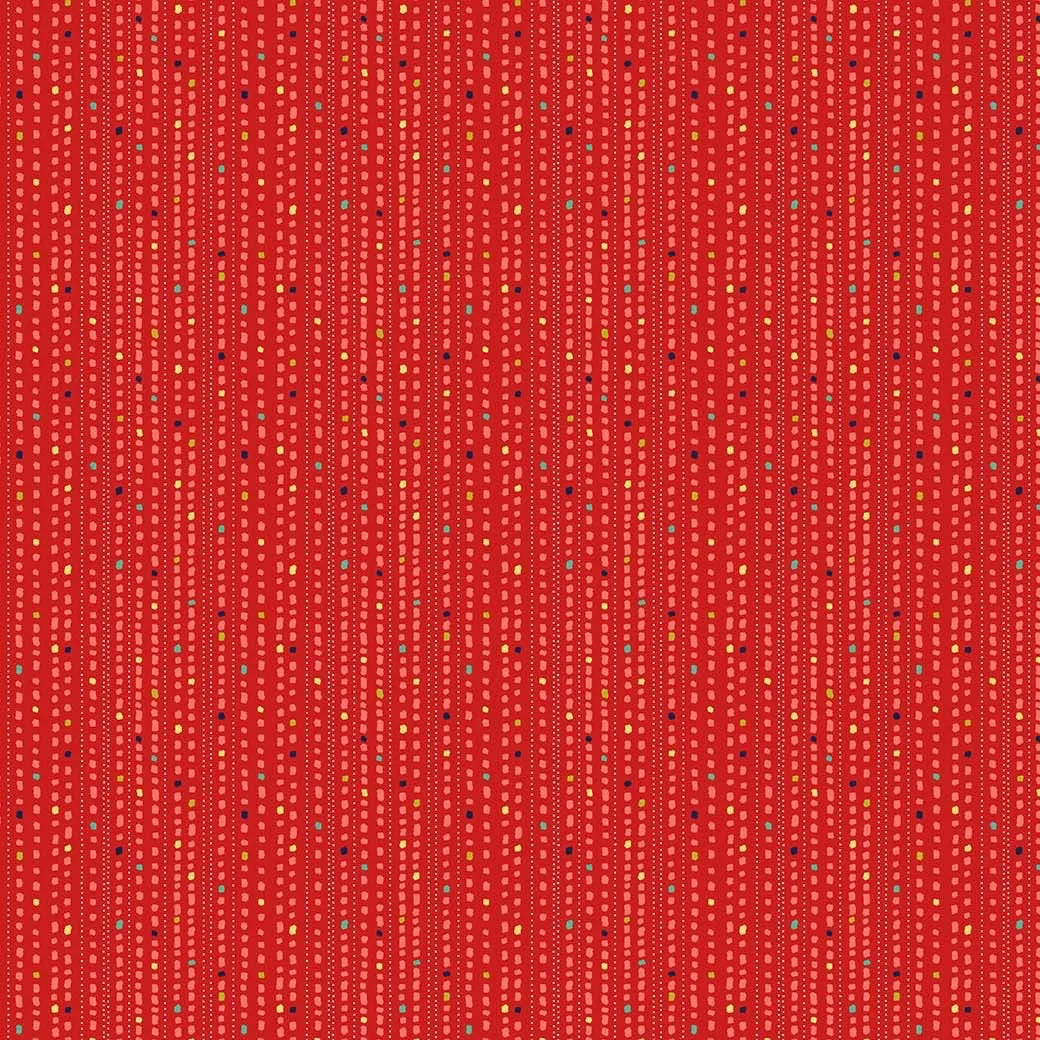 Chloe Pebble Stripe Red