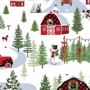 Country Christmas White