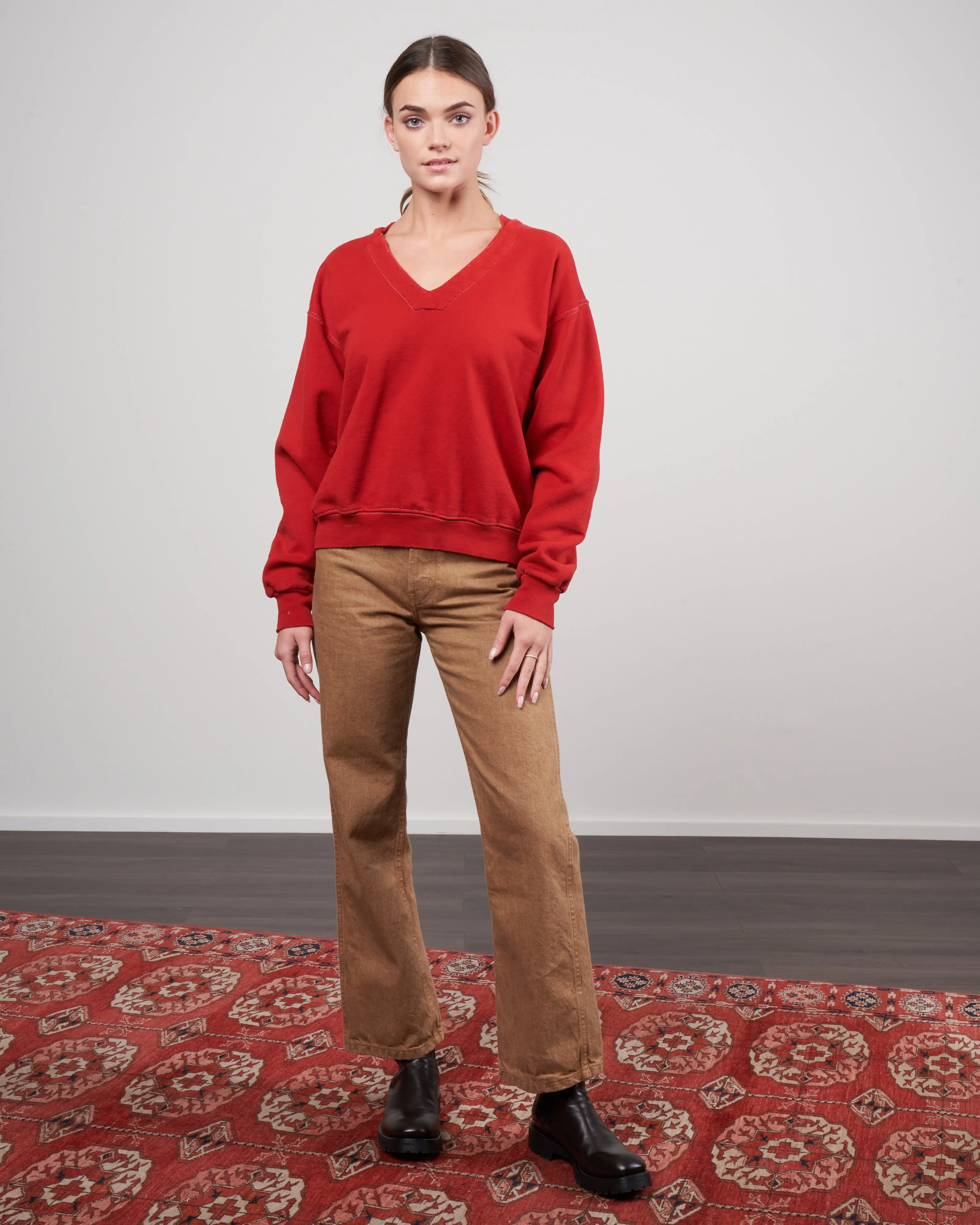 covey sweatshirt - paprika