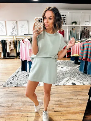 Day Trip Knit T-Shirt & Short Set-2 Colors