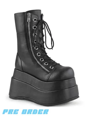 DEMONIA BEAR-265 - BLACK VEGAN LEATHER  ✰ PRE ORDER ✰