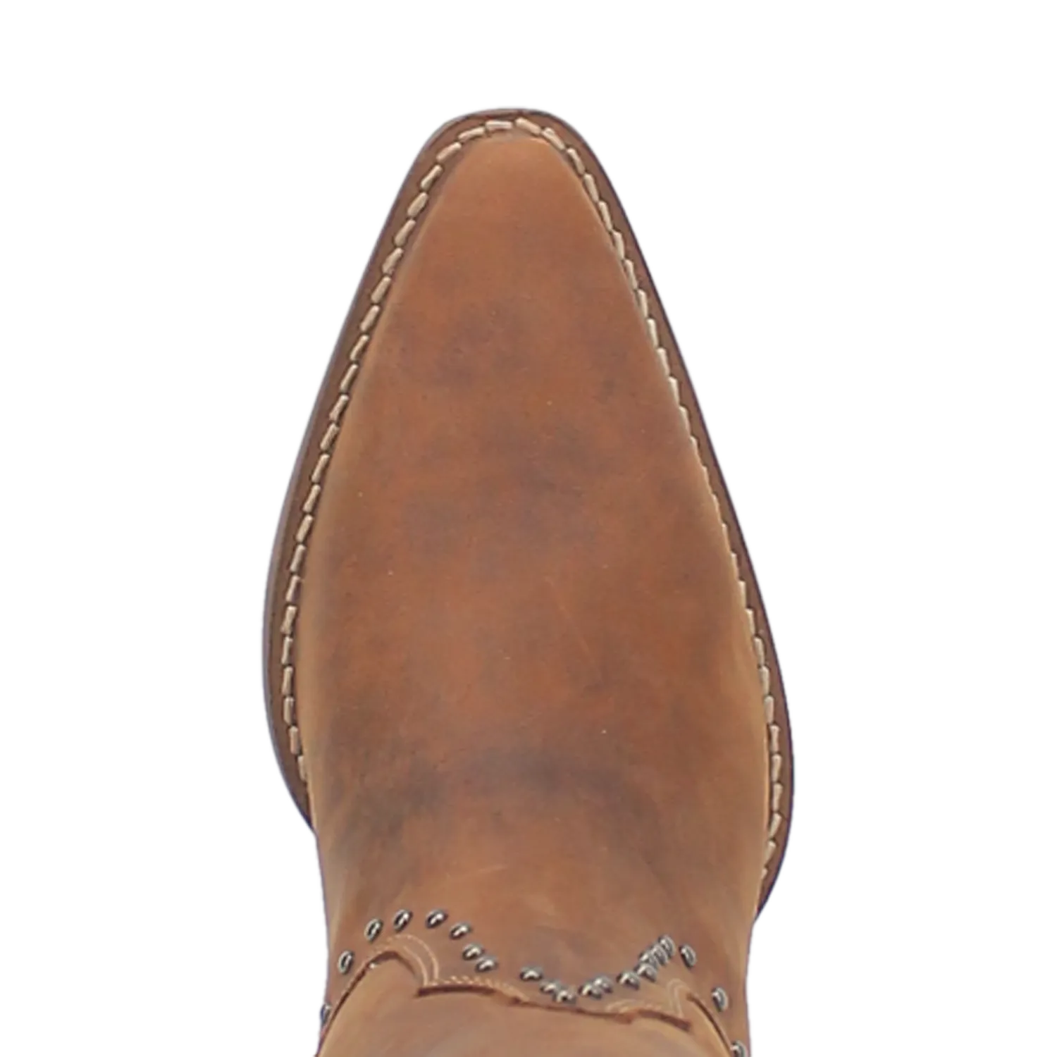 Dingo Women's Brown Talkin' Rodeo Snip Toe Western Boots Accented with Silver Studs