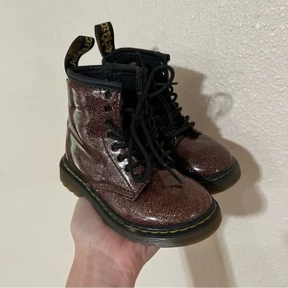 Dr. Martens 1460 Glitter boots 7 toddler