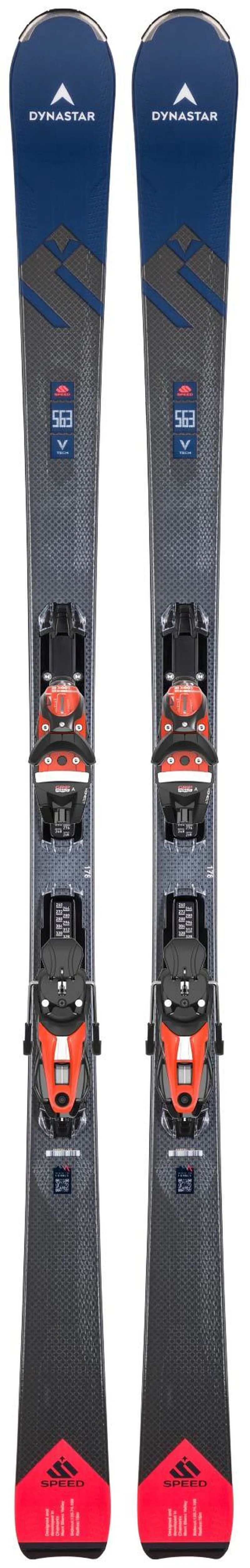 Dynastar Speed 563 Mens Snow Skis   Look NX 12K Bindings 2024