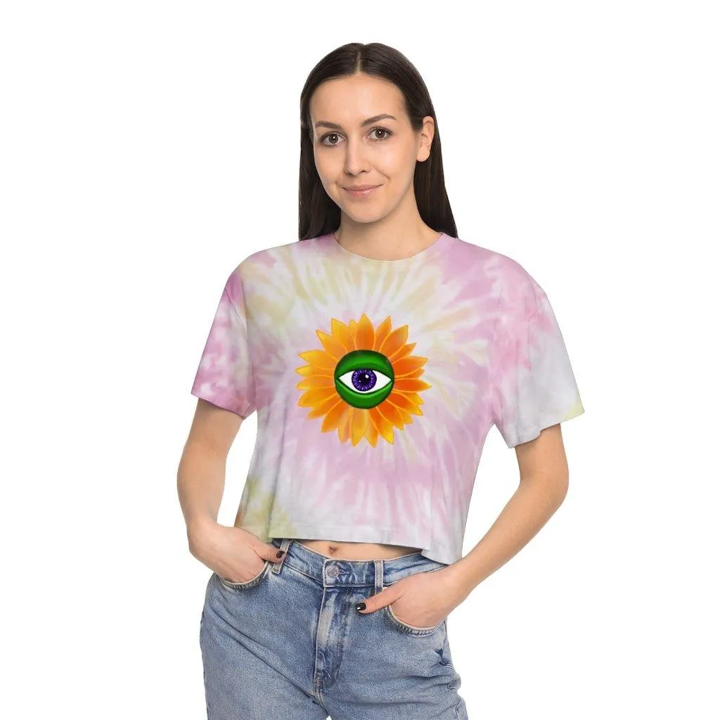 Eyem Shinin  Tie-Dye Crop Tee