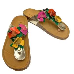 Garnet Hills Kids Embellished‎ Leather Thong Sandals *NWOB
