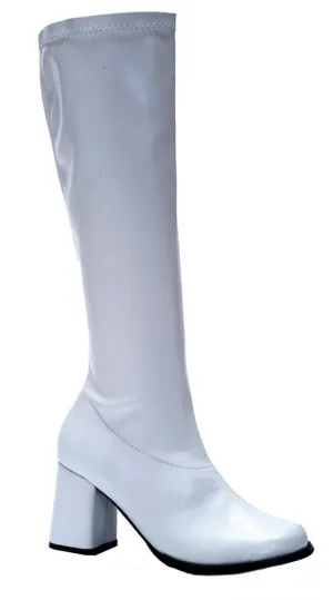 Go Go Boot White Size 14  Costume Accessories