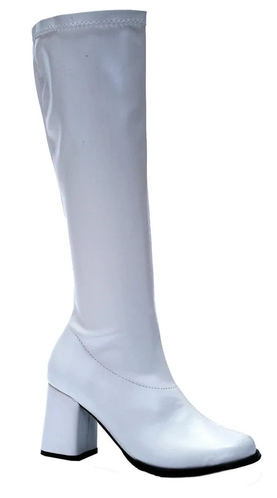 Go Go Boot White Size 9  Costume Accessories