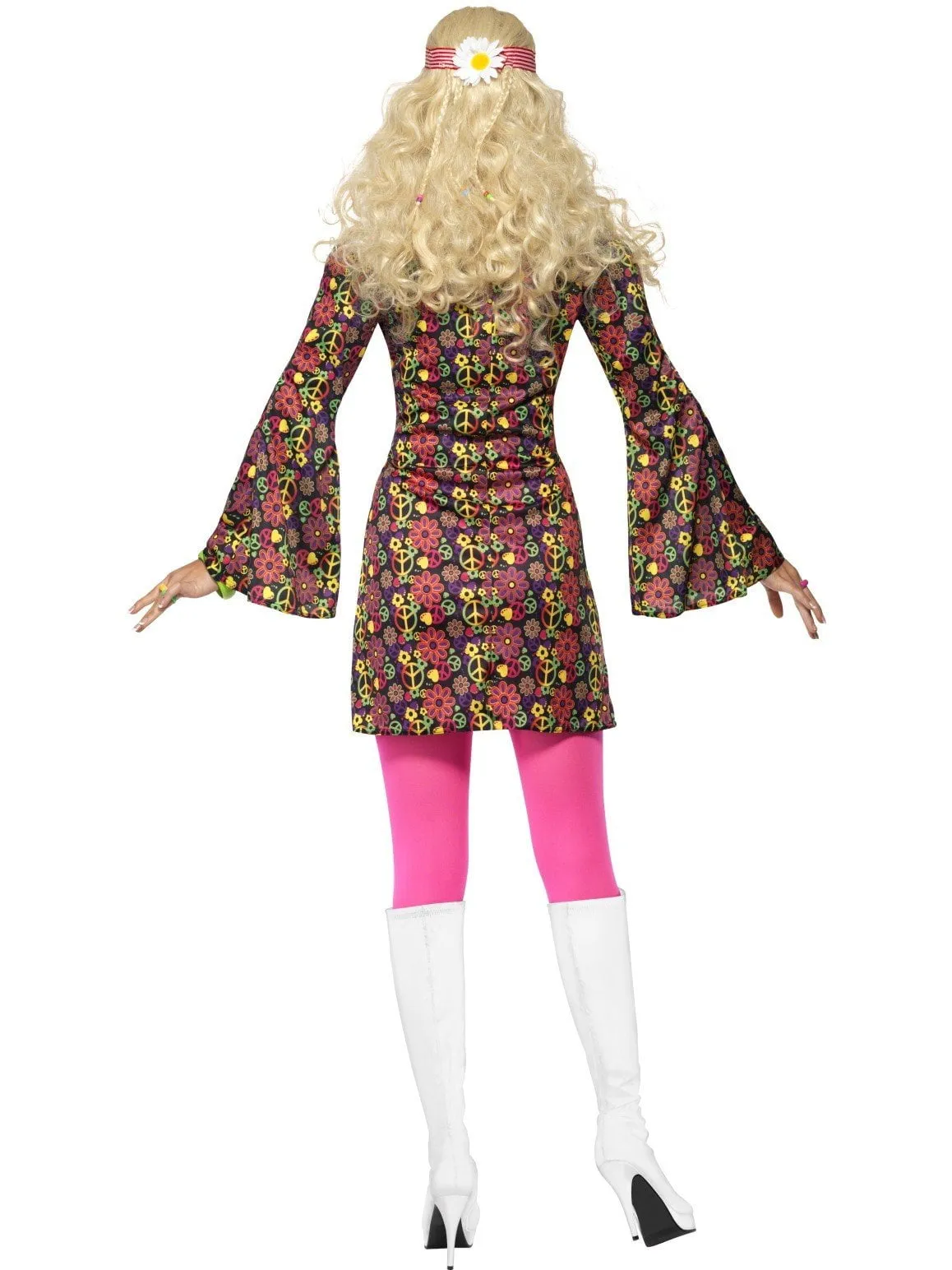Hippie 60s CND Peace Sign Dress