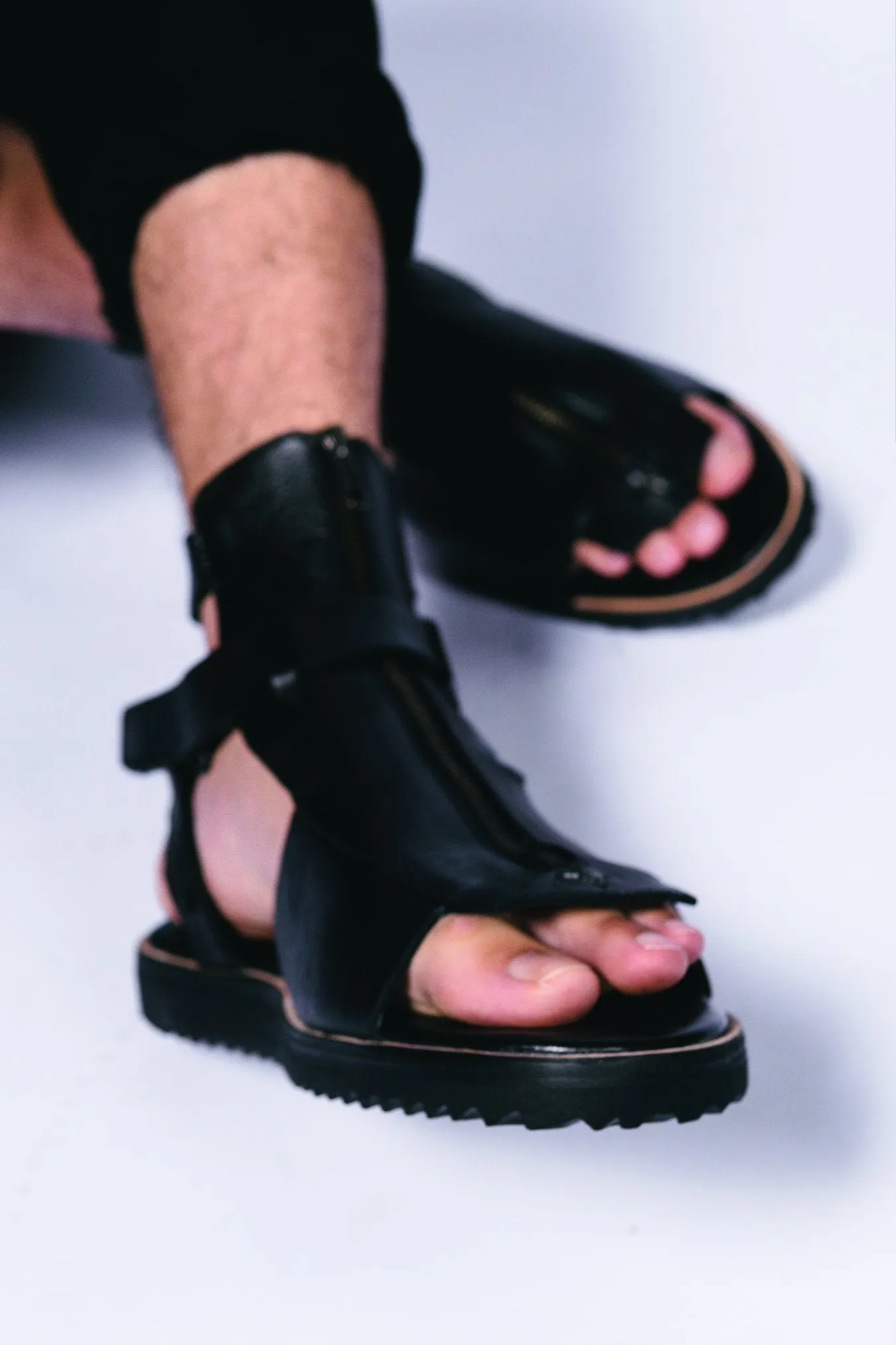 Homere Leather Sandal