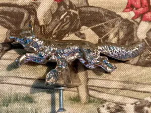 Hood Ornament Running Fox