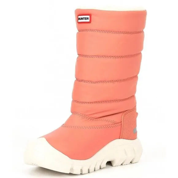 Hunter Kids Girls Intrepid Insulated Tall Vegan Snow Boots Size 1.5 US girls