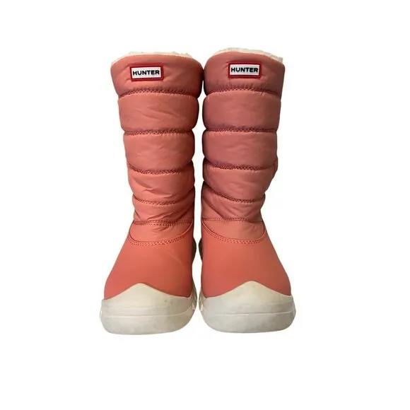 Hunter Kids Girls Intrepid Insulated Tall Vegan Snow Boots Size 1.5 US girls