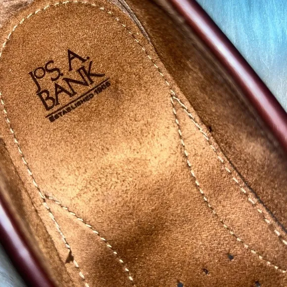 Jos. A. Bank Classic Fallston Loafers In Burgundy