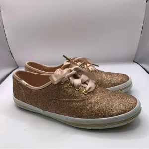 Keds x kate spade Rose Gold Glitter sneakers size 4M