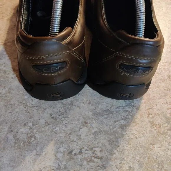Keen Portsmouth II Shoes Men’s 11 Leather Brown Lace Up Casual Outdoor Sneakers