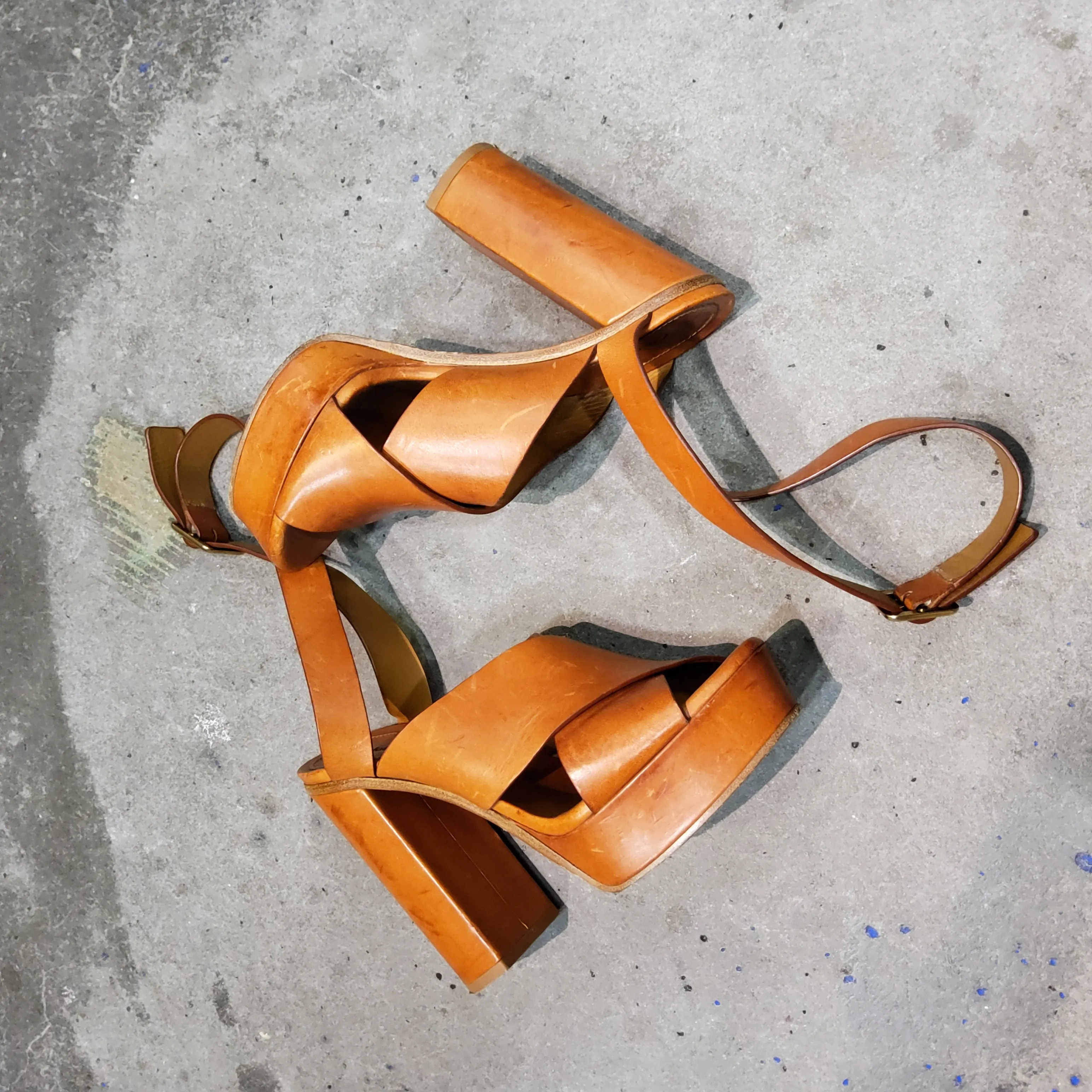 Leather sandals