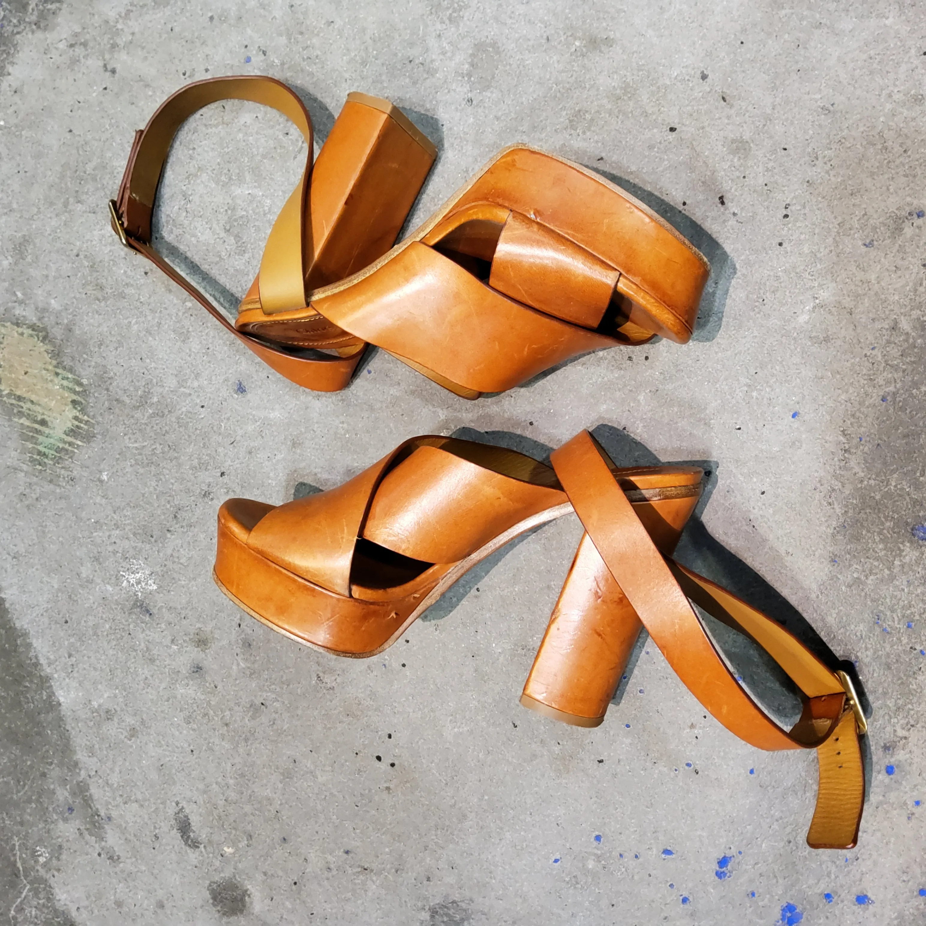 Leather sandals