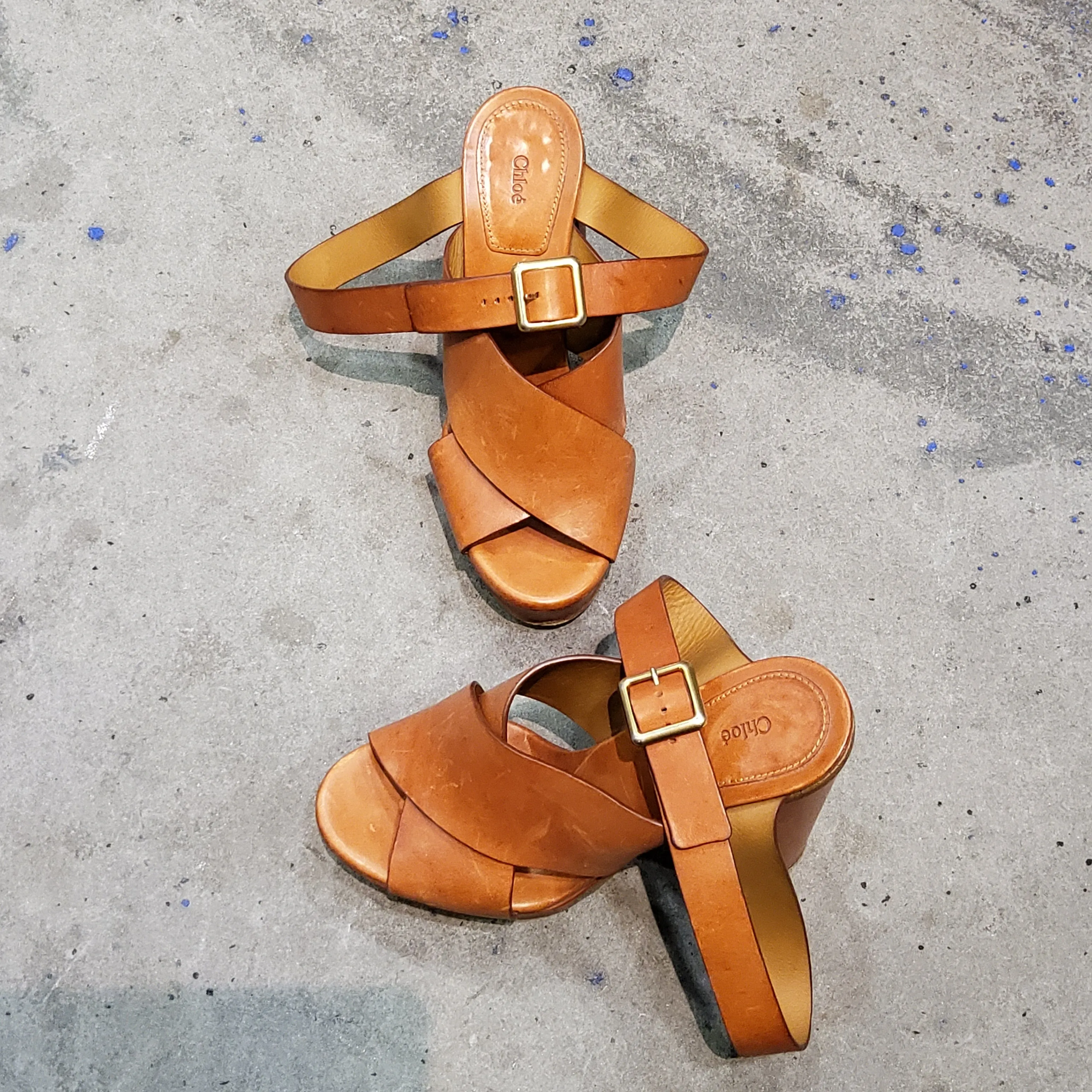 Leather sandals