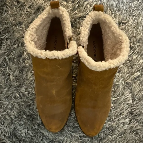Lucky Brand Women’s brown ankle boots size 7