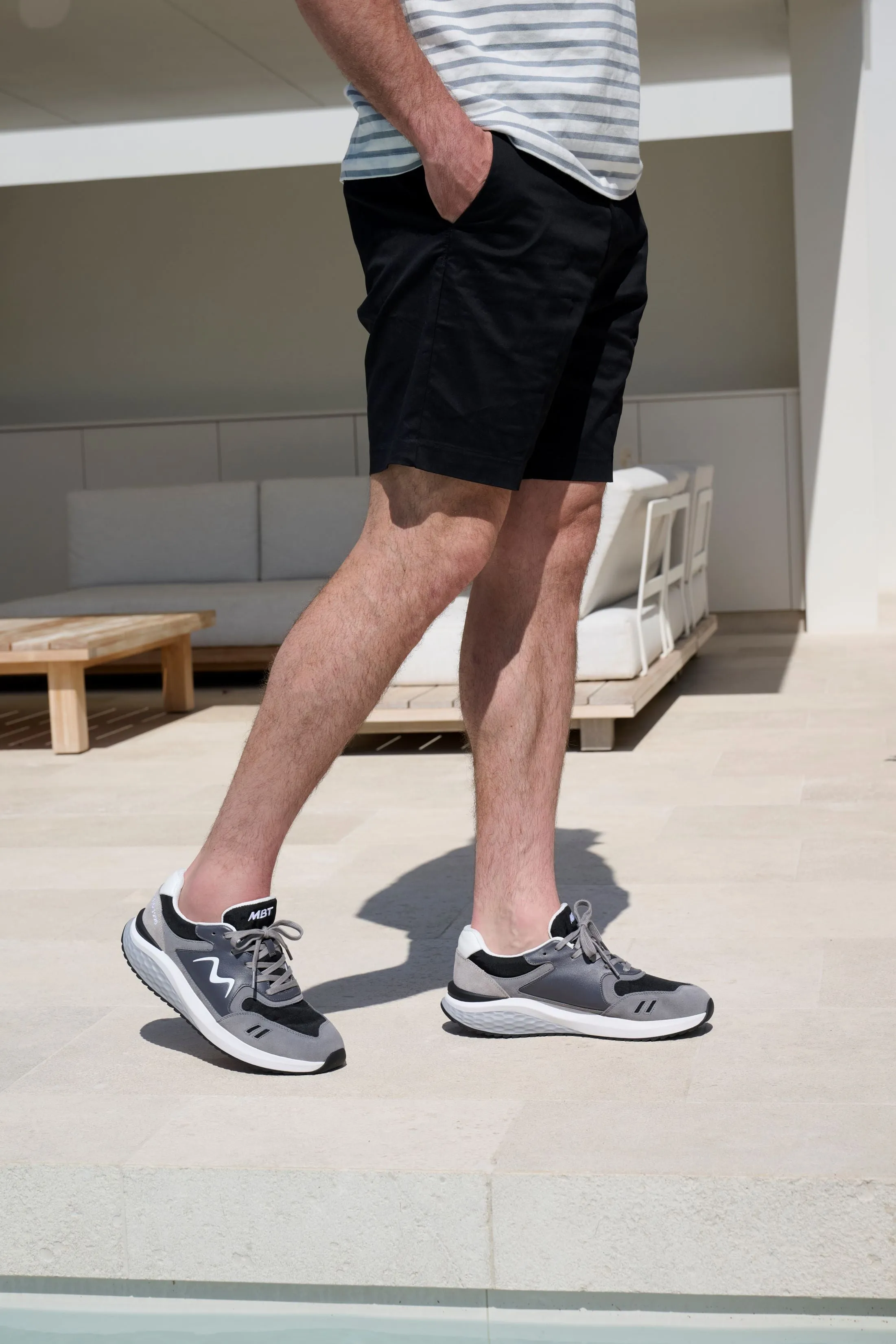 MBT Soho 1996 Black/Grey Sensor Mens Sneakers
