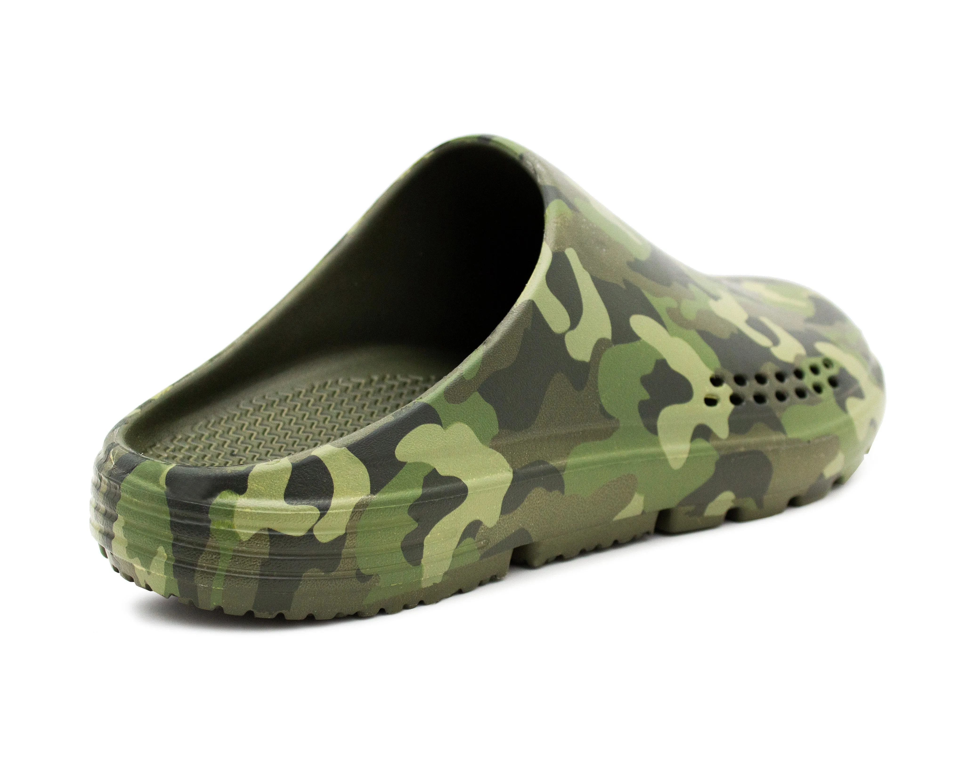 Mens Lightweight Garden Clogs Camo EVA Slip On Backless Breathable Summer Beach Hospital Casual Slippers Water Shoes
