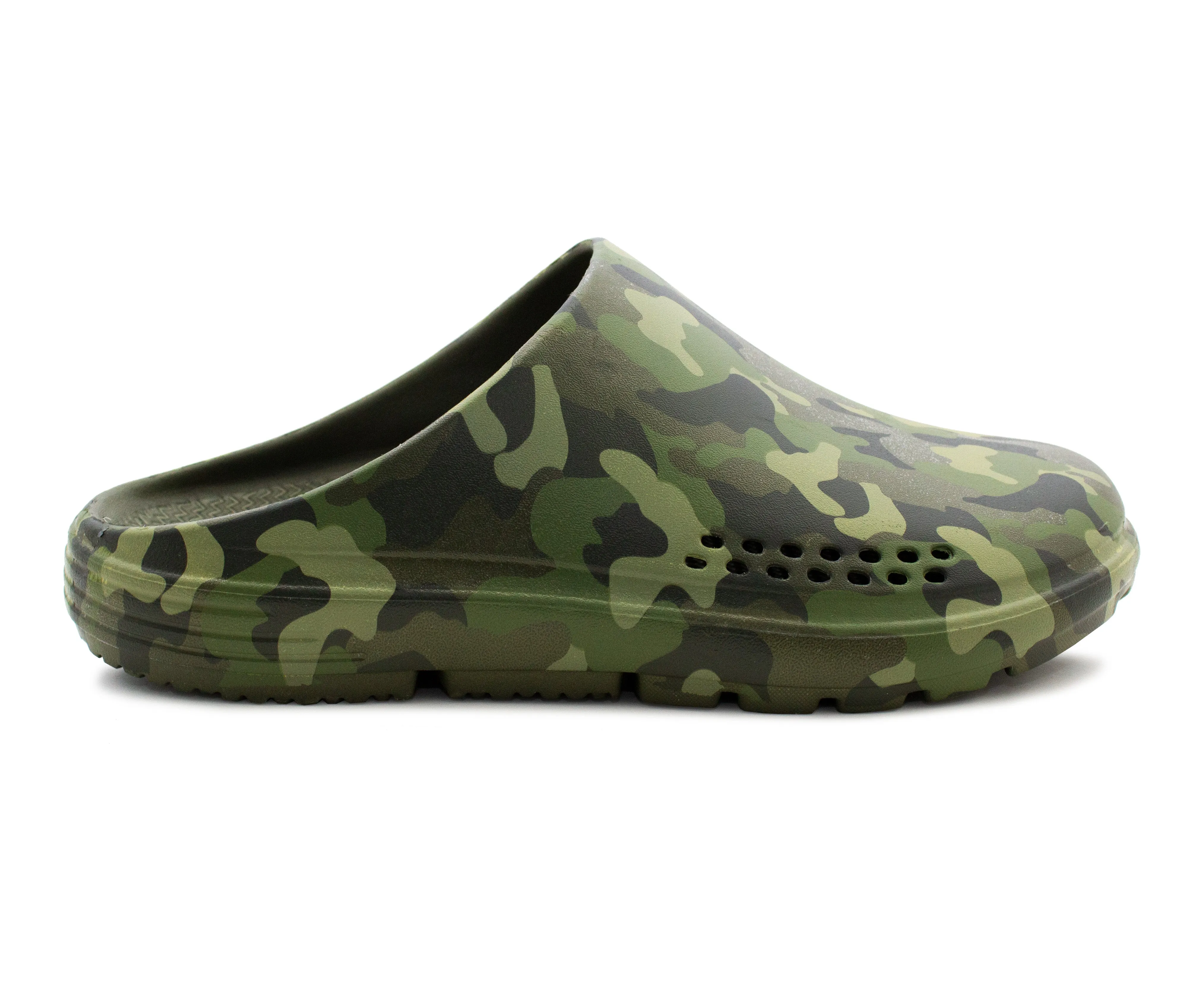 Mens Lightweight Garden Clogs Camo EVA Slip On Backless Breathable Summer Beach Hospital Casual Slippers Water Shoes