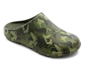 Mens Lightweight Garden Clogs Camo EVA Slip On Backless Breathable Summer Beach Hospital Casual Slippers Water Shoes