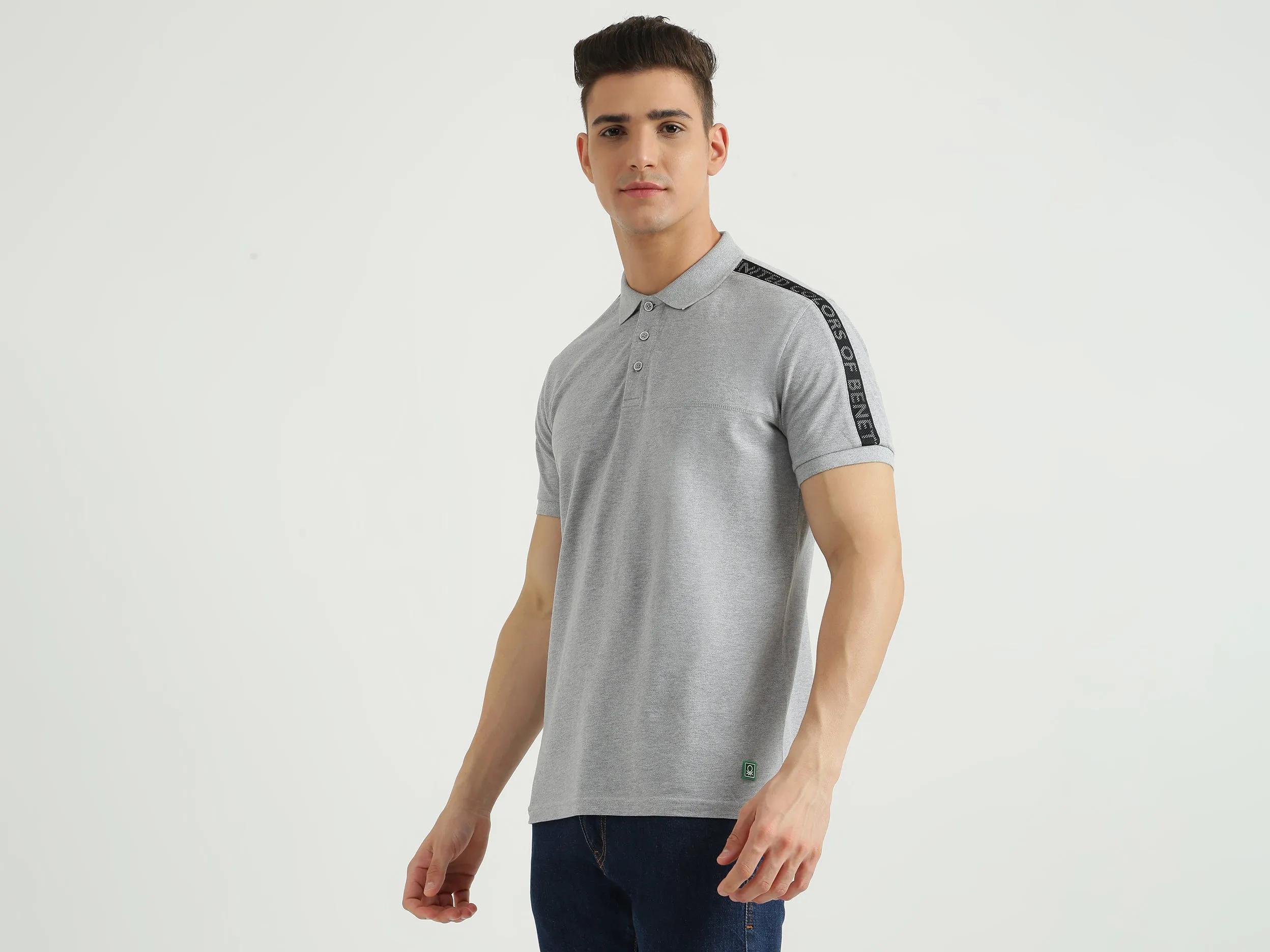 Mens Short Sleeve Solid Polo T-Shirt