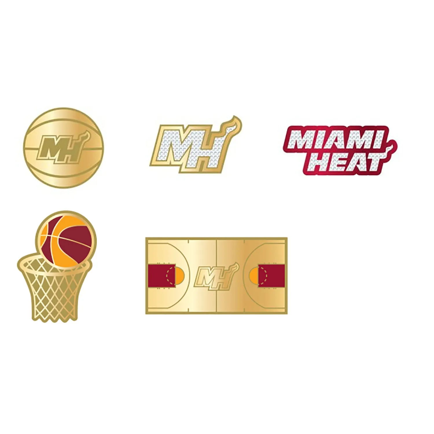 NBA Miami Heat Elevated 5 Pack Jibbitz