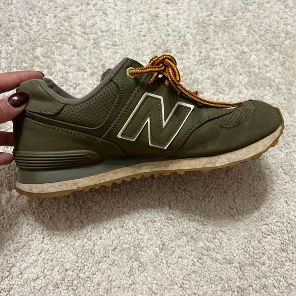 New Balance 574 Rugged Outdoor Olive Men's SZ 9.5