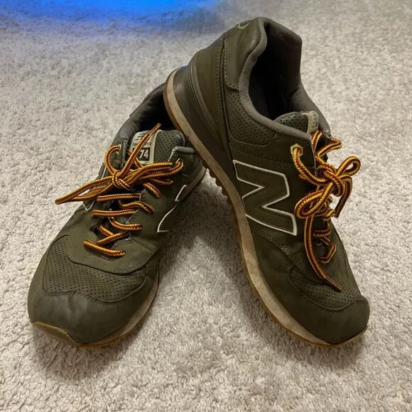 New Balance 574 Rugged Outdoor Olive Men's SZ 9.5