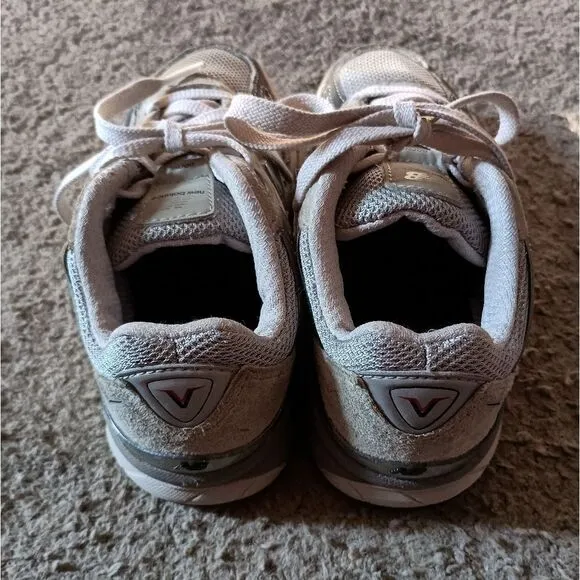 New Balance 990v5 Grey Suede Toddler Boys Sneakers Size 13 PRE-OWNED