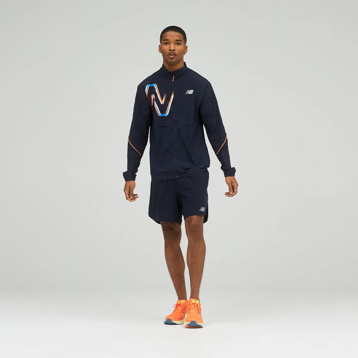 New Balance Impact Printed Mens Running Jacket